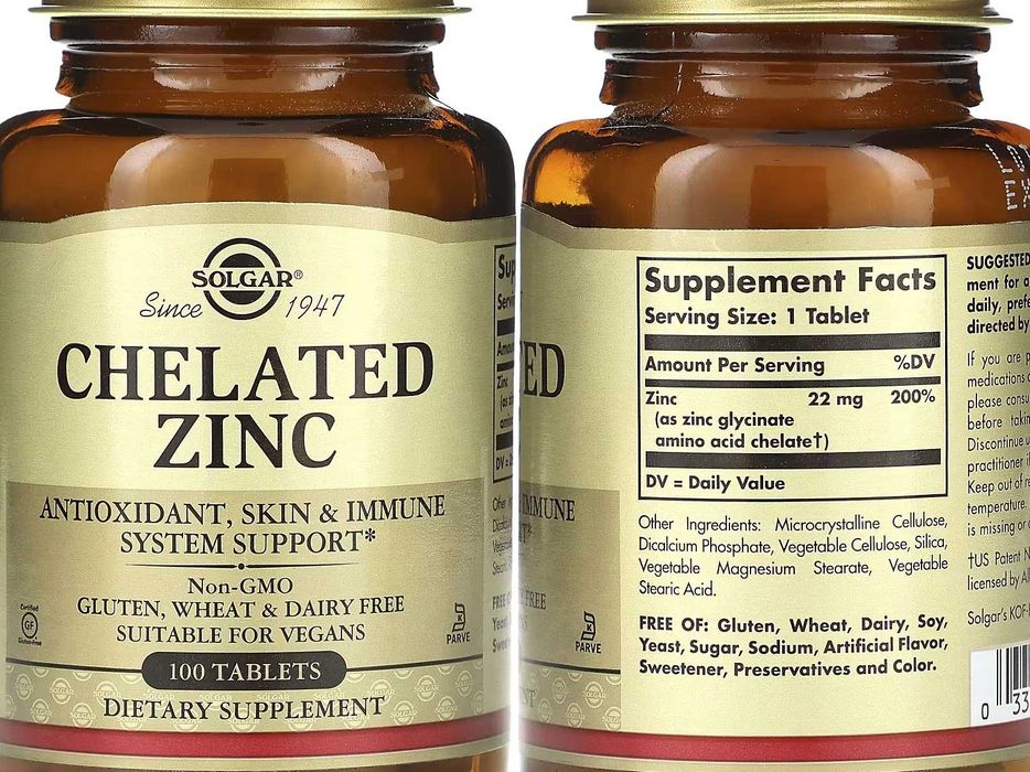 Селен, цинк піколінат хелат цитрат мінеральна добавка Now Foods