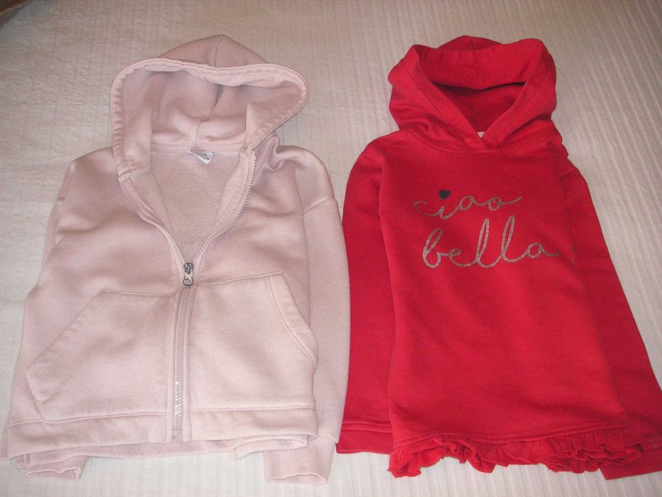 Sweat Vermelho Zippy T6/7 e Calça Fato Treino Up T/6