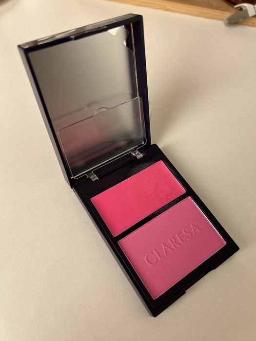 Róż do policzków Claresa Duo Palette 01 Awesome Blossom