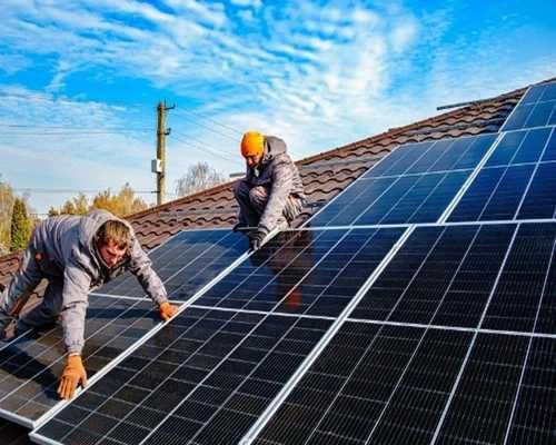 Установка сонячних панелей! Монтаж сонячних станцій  монтаж инвертора