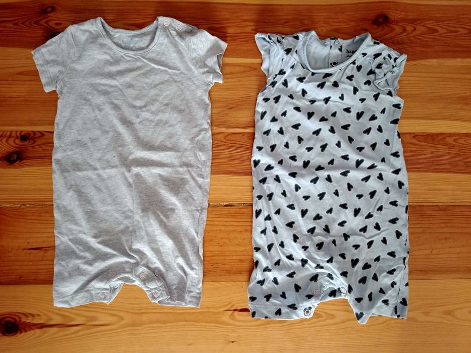 4 szt. Rampers niemowlęcy rozmiar 80