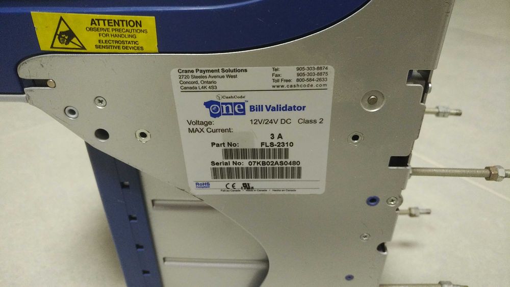 CashCode FLS купюроприймач