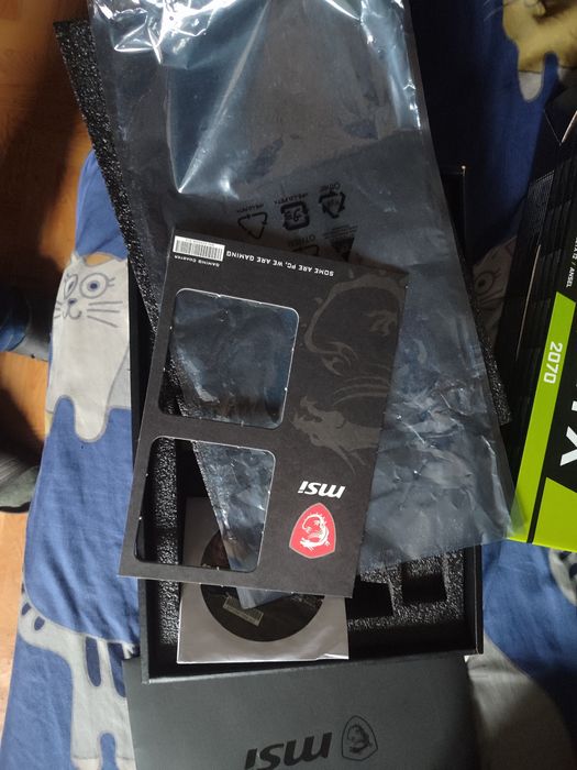 Продам коробку из под видео карты MSI RTX 2070 gaming x