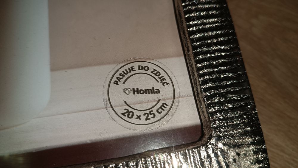 Piękne ramki na zdjęcia srebrne 3 szt nowe