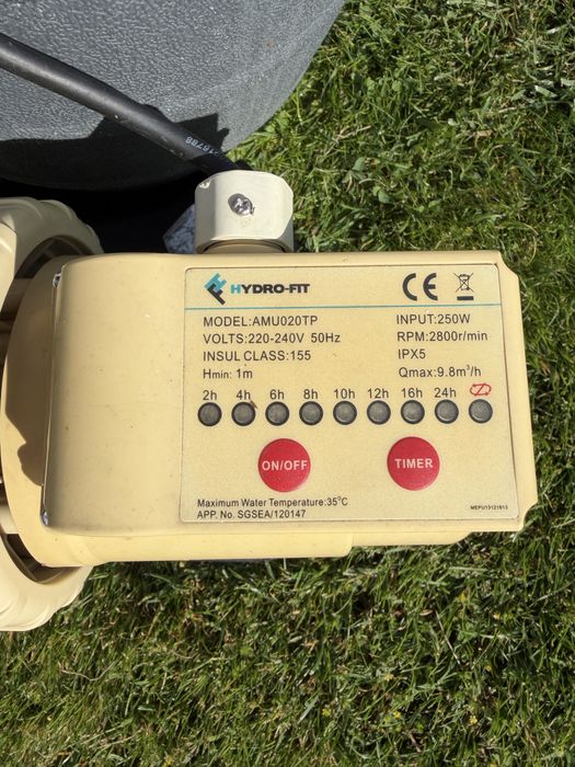 Pompa basenowa filtr HydroFit 9,8m3/h