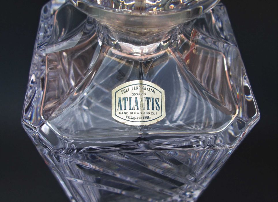 Antiga Garrafa de Cristal ATLANTIS - NUNCA USADA, COMO NOVA