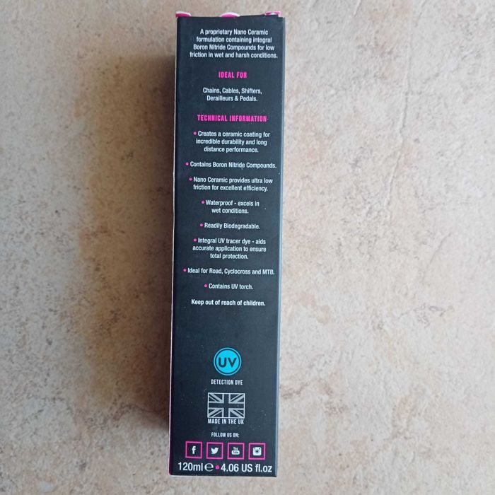 Lubrificante de corrente Muc-Off C3 Ceramic Wet Lube 120ml