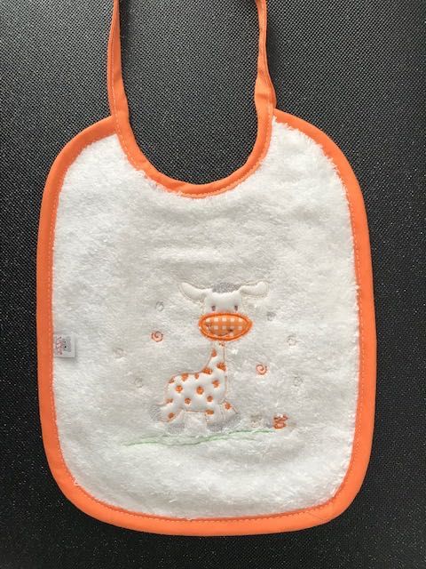 Babete Laranja Impermeável Novo