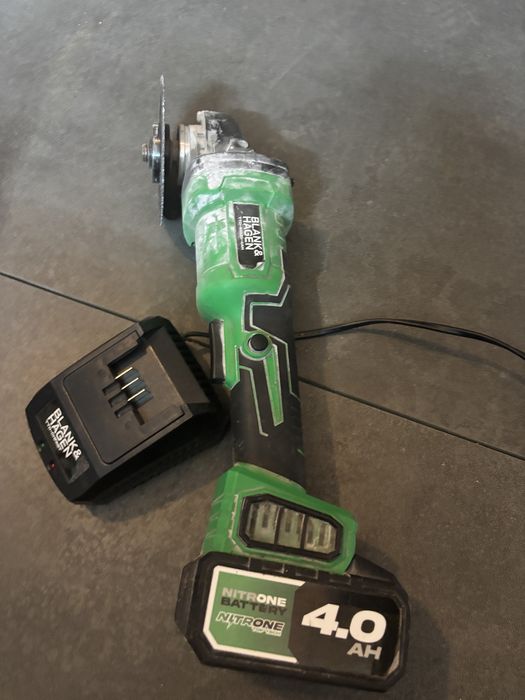 Szlifierka kątowa akumulatorowa, flex , ladowarka akumulator