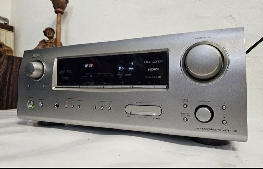 7.1 Amplituner Denon AVR-1508:, 110 W na kanał