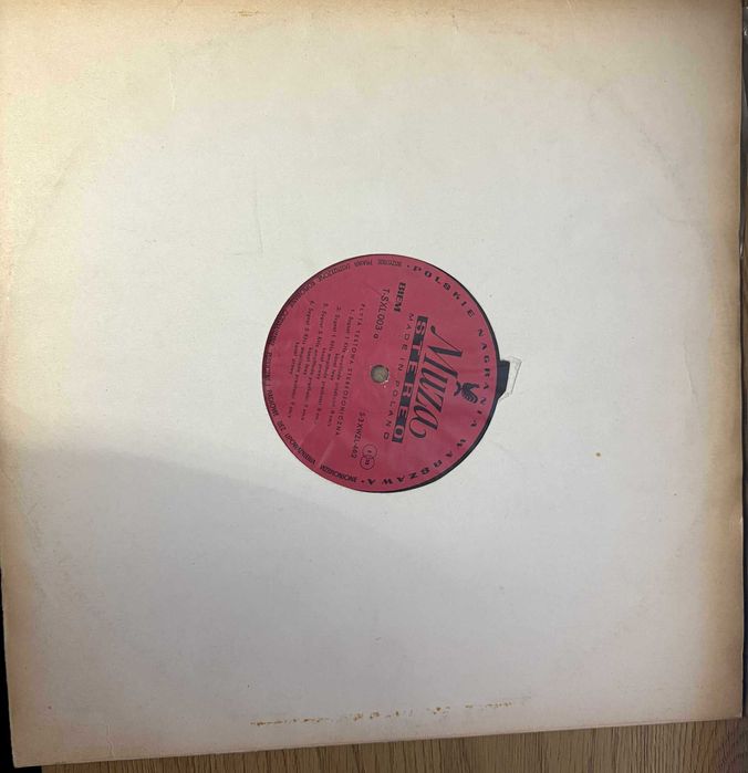 MUZA T-SXL 003a – płyta testowa stereofoniczna