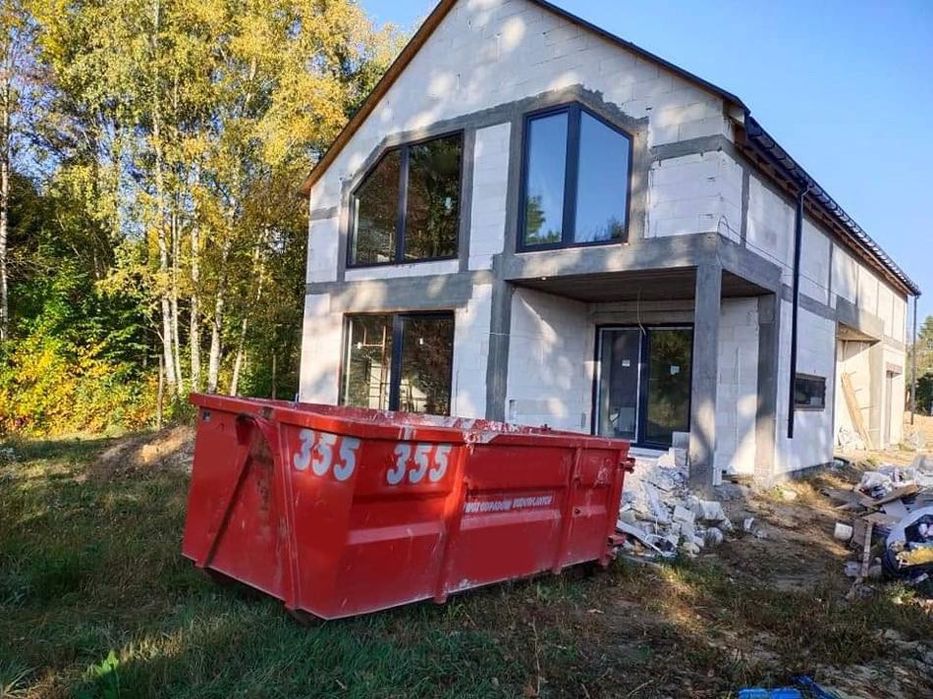 Wywóz śmieci gruzu kontenery na odpady budowlane Warszawa