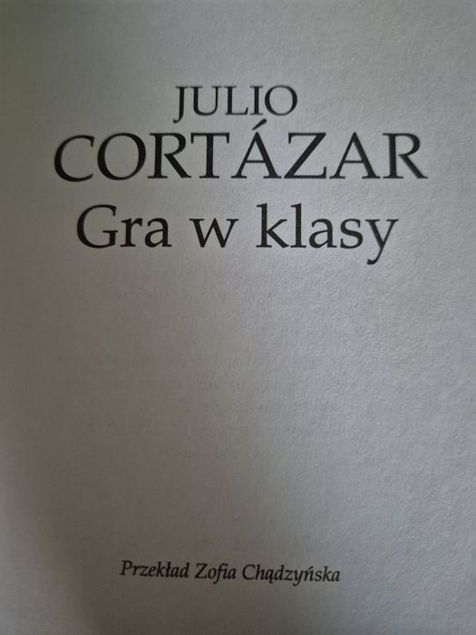 Książka - Cortazar - Gra w klasy