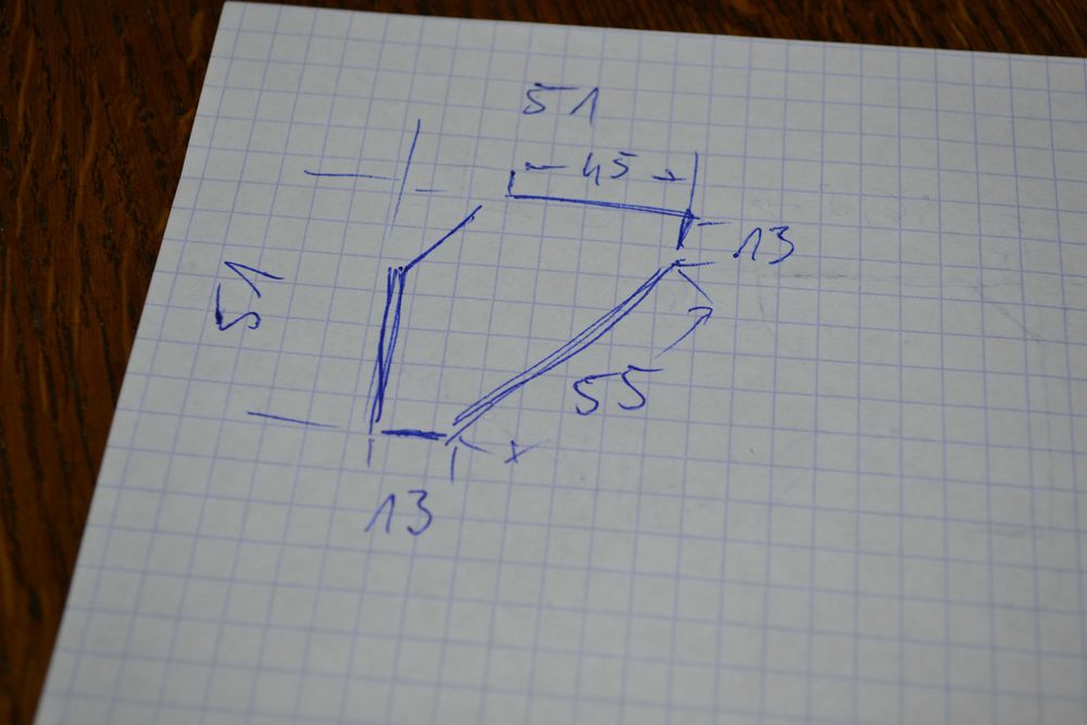 szafka narożna .dąb