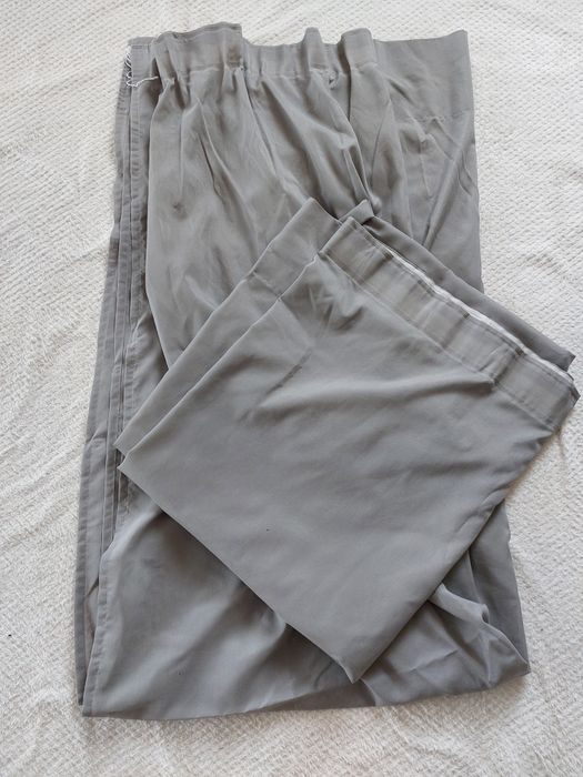 Szare zasłony 2 szt. Długość 240 cm. IKEA