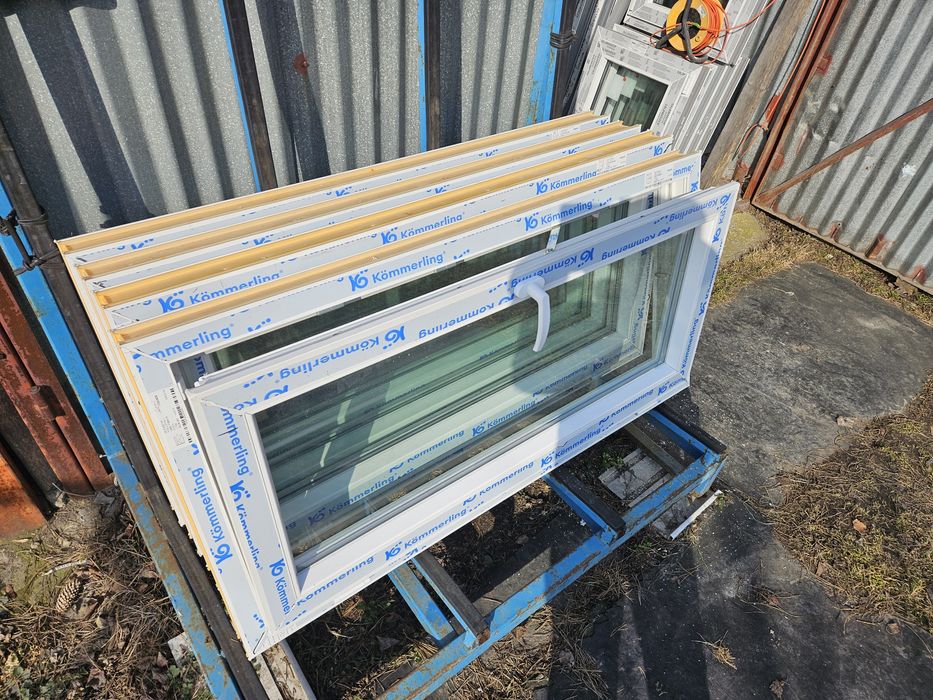 Okna Pcv  -sz126x63wys- (12szt) Nowe