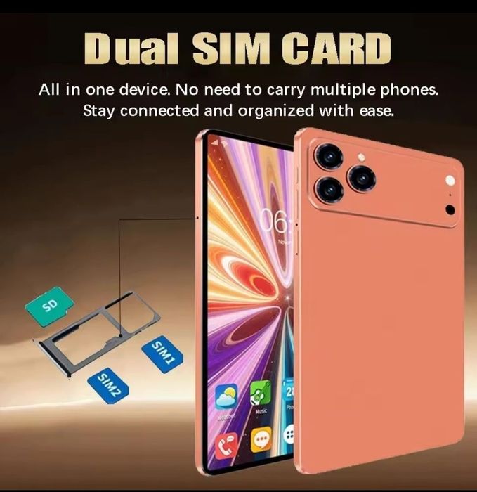 Планшет  Pad 17 Pro Max 16ГБ/1024ГБ, 10,1" екран, Global Version