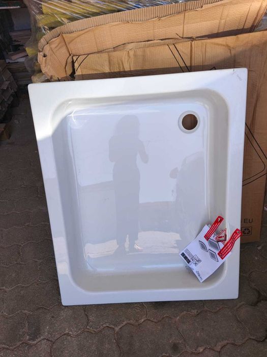 Base de duche "Júlia" 90x75 cm – Nova – Sobra de obra
