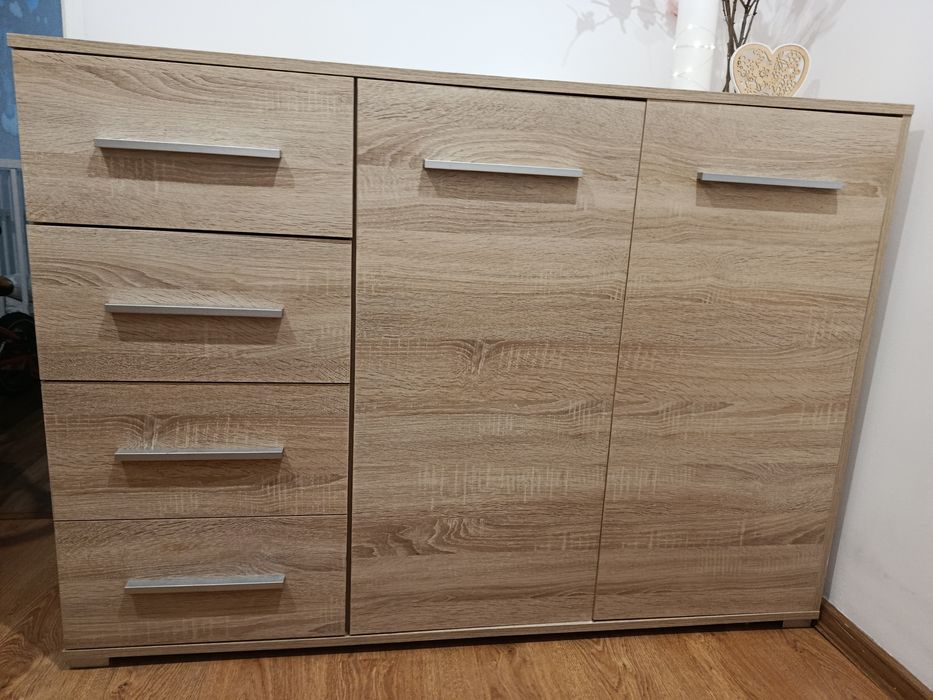 Duża komoda dąb sonoma