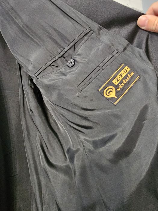 Garnitur męski ZPO Vistula czarny XXL w foterale jak nowy