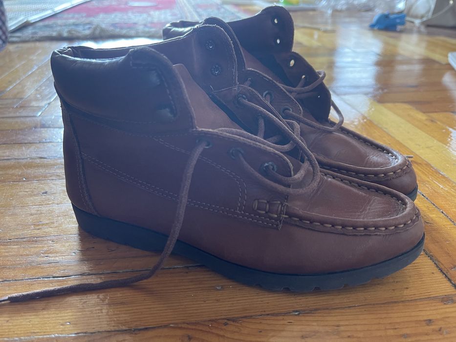 Шкіряні фірмові черевики  в ідеальному стані