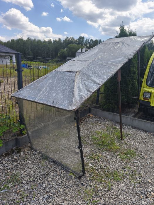 Daszek metalowy do melex melexa szyba długi stelaż