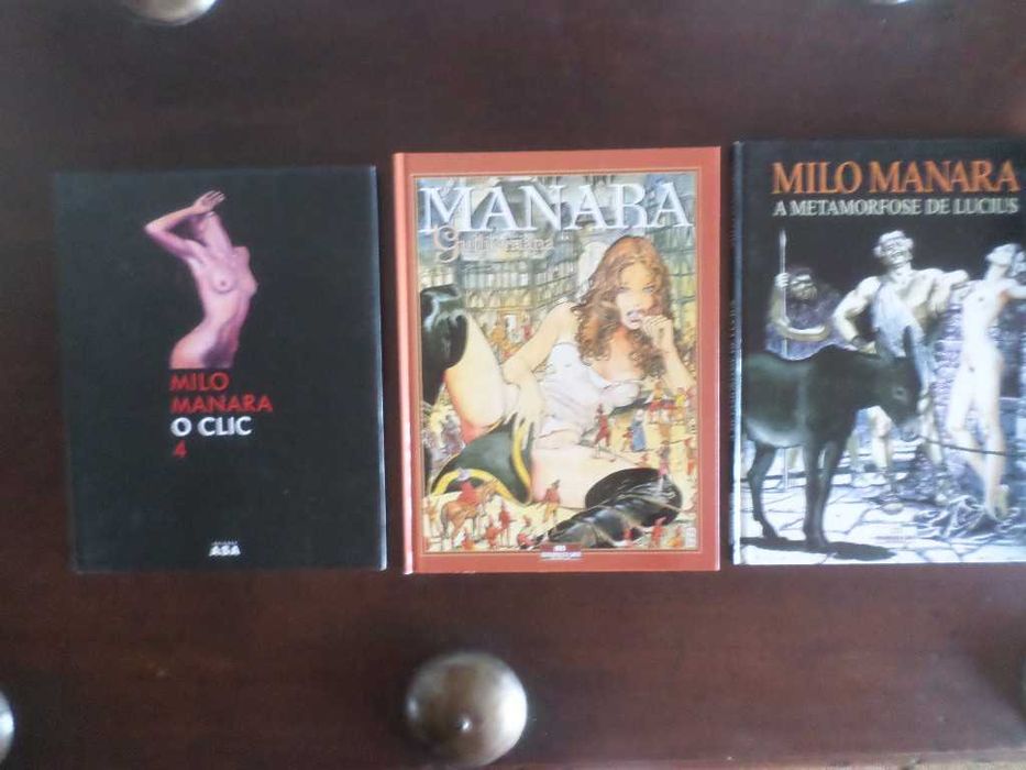 BD para adultos, Milo Manara e outros