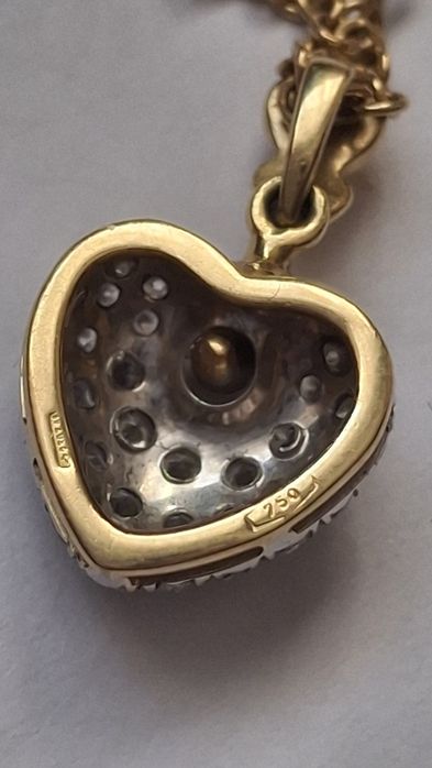 750 золотая цепочка с кулоном