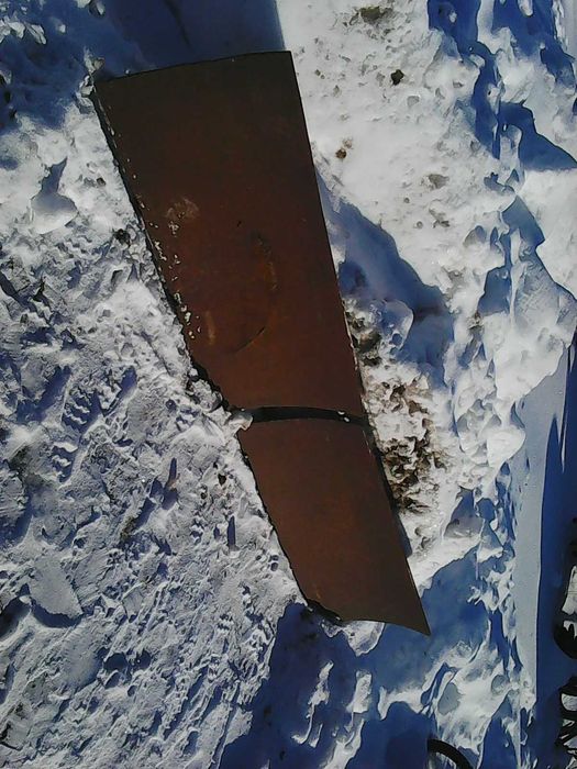 lemiesz blacha na pług do śniegu