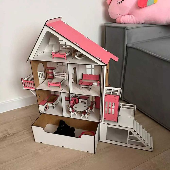 ТОП! Ляльковий будиночок для лол та барбі, домік для лялічок