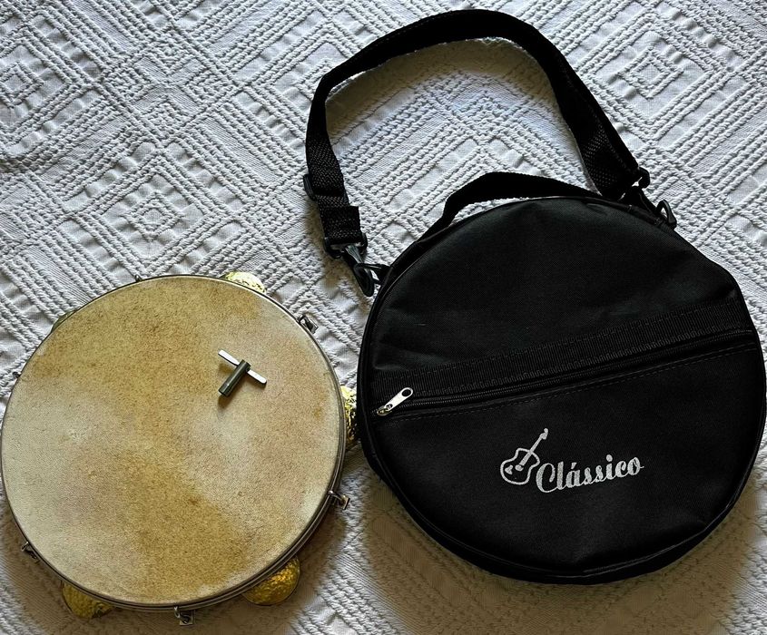 Pandeiro de couro 10 polegadas Luthier