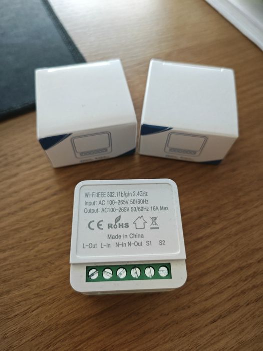 Relés WiFi tuya 230v