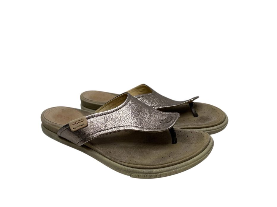 Japonki skorzane Ecco, rozmiar 40