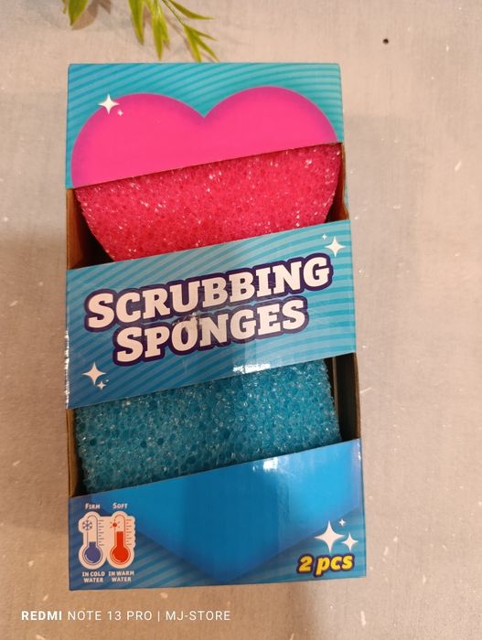 Gąbki scrub do czyszczenia