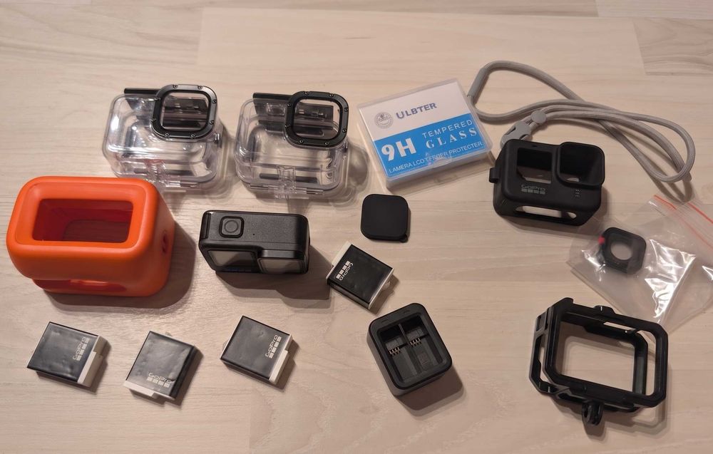 GoPro HERO 12 Black + Zestaw Akcesoriów + 5 Baterii Enduro  | Gwarancja