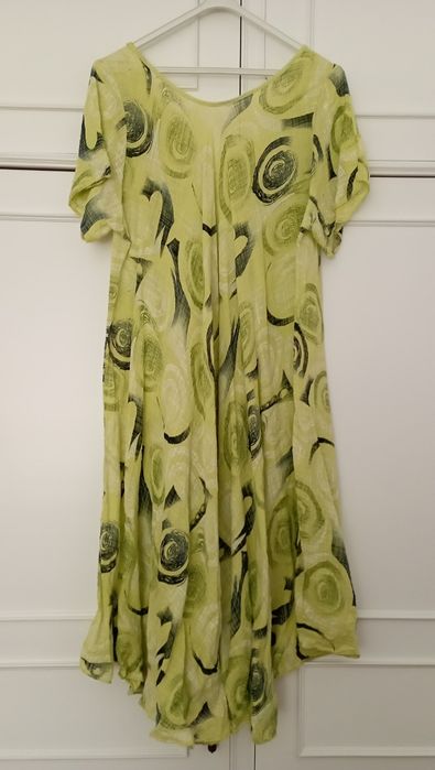 Vestido verde da Natura