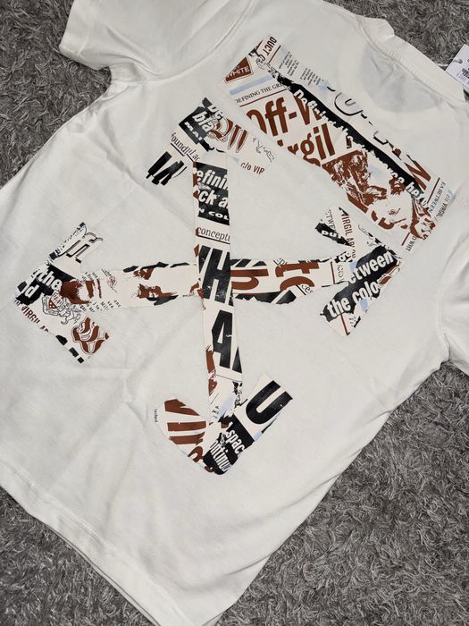 Футоблка Off-White біла офф вайт нова