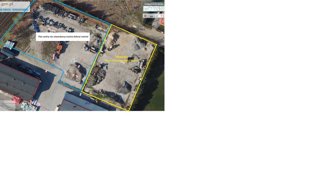 Wynajmę plac utwardzony – Starogard Gdański