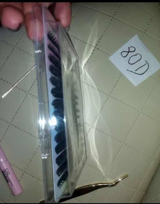 Zestaw do robienia rzęs Kępki 8DD#rzęsy bondingowe#makaup #eyelashes #