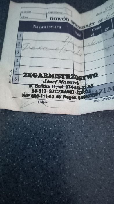 Zegarek DOXA AntiMagnetic