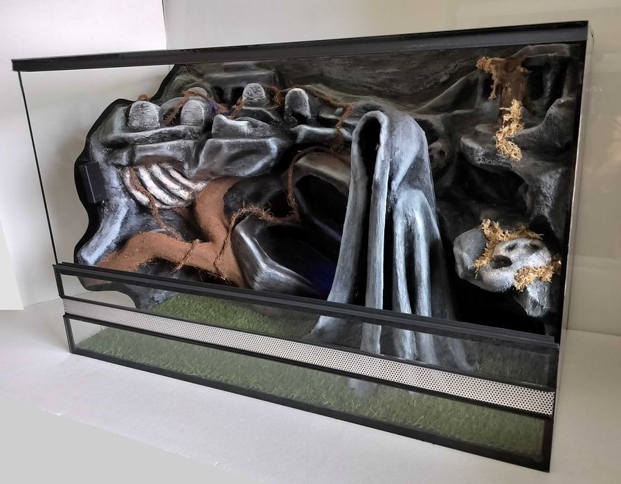 Mroczne terrarium dla węża, TW09C3L, AquaWaves