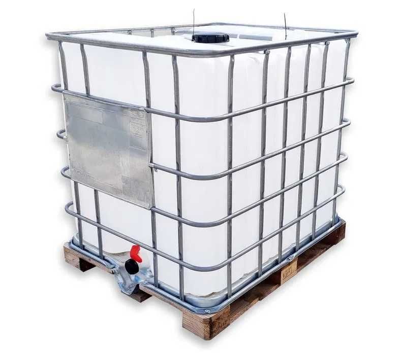 ZBIORNIK REGENEROWANY 1000 litrów, Mauzer, IBC paleta drewno czysty