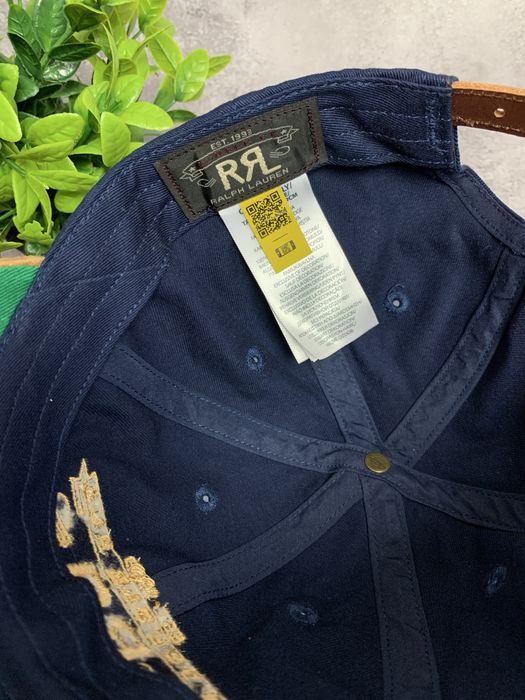 Кепка Ralph Lauren Double RL RRL з шкіряним ремінцем картуз