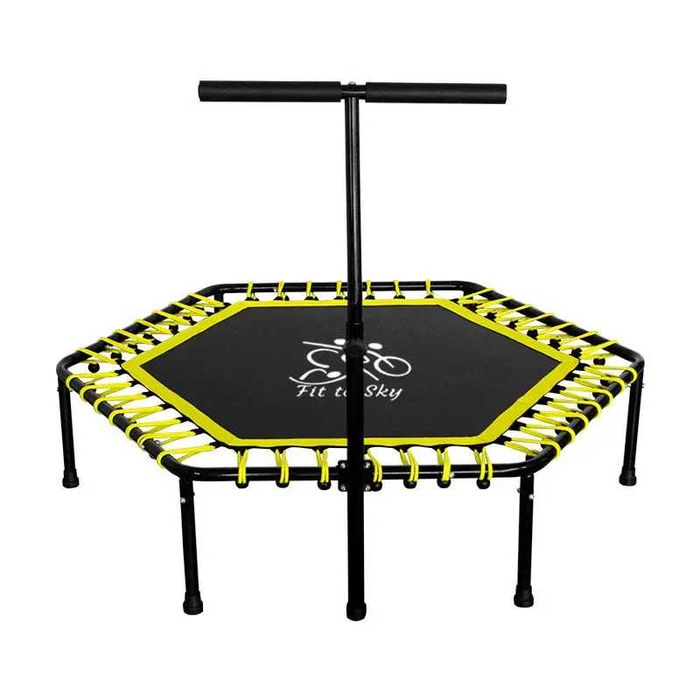 Батут кімнатний складний FitToSky 102 см, зелений,синій,червоний