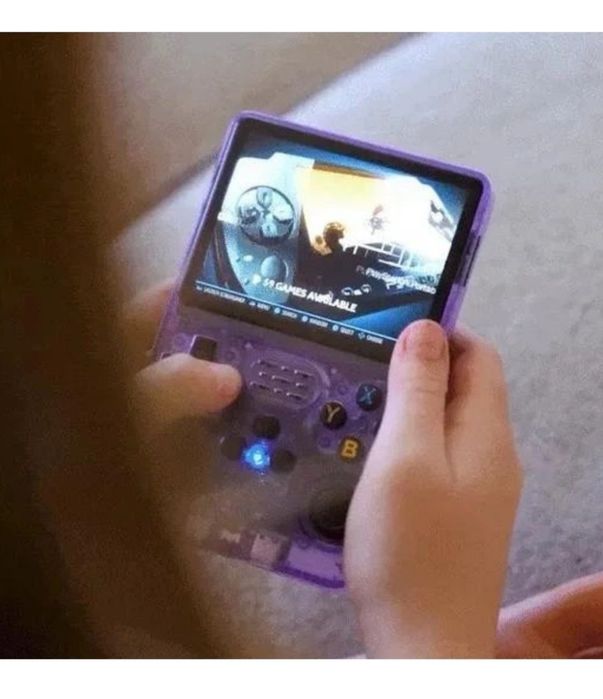 Портативна ігрова консоль Intex Data Frog R36S Retro Handheld Game Console 64Gb, Purple