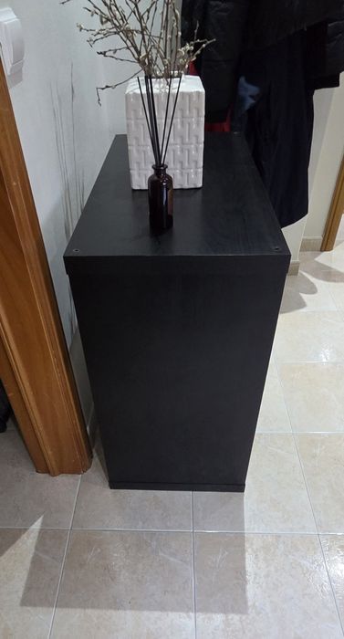 Estante preta nova - FAÇO ENTREGA