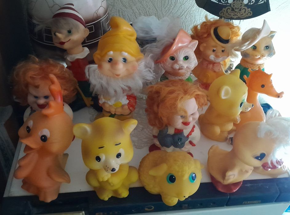 Винтаж ссср резиновые игрушки