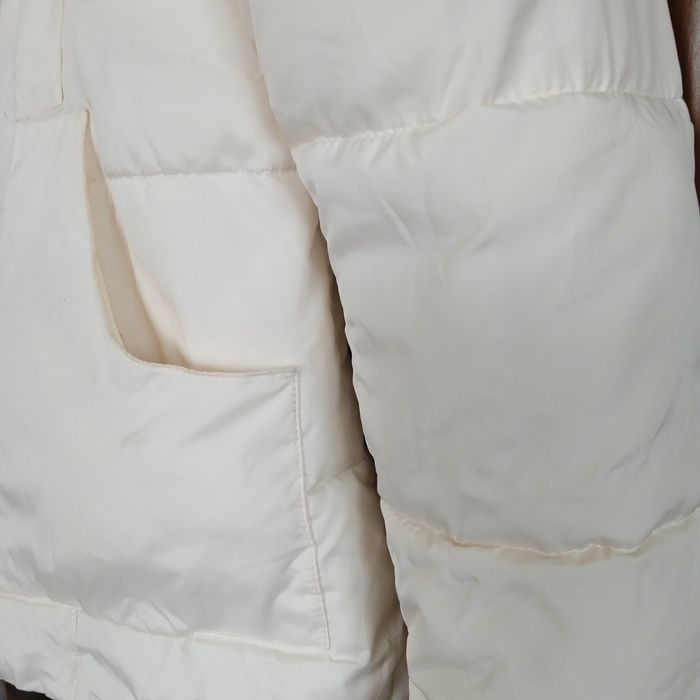 Lekka ocieplana kremowa kurtka r 14/XL stan bardzo dobry