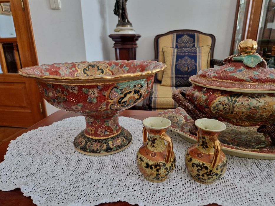 Conjunto de peças de decoração