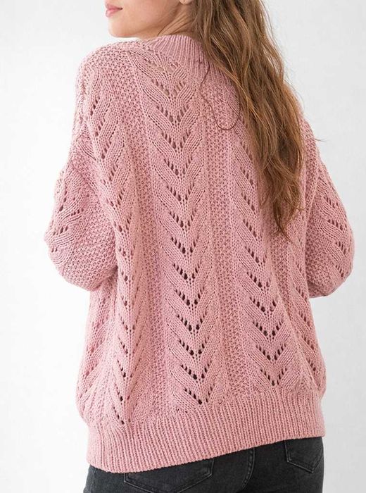 Ażurowy sweterek oversize